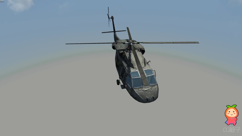 Helicopter 1.0 unity3d asset U3D模型下载 Unitypackage插件