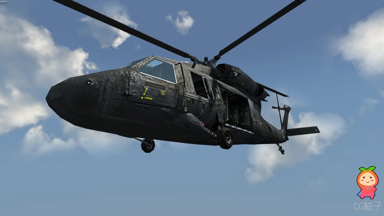 Helicopter 1.0 unity3d asset U3D模型下载 Unitypackage插件