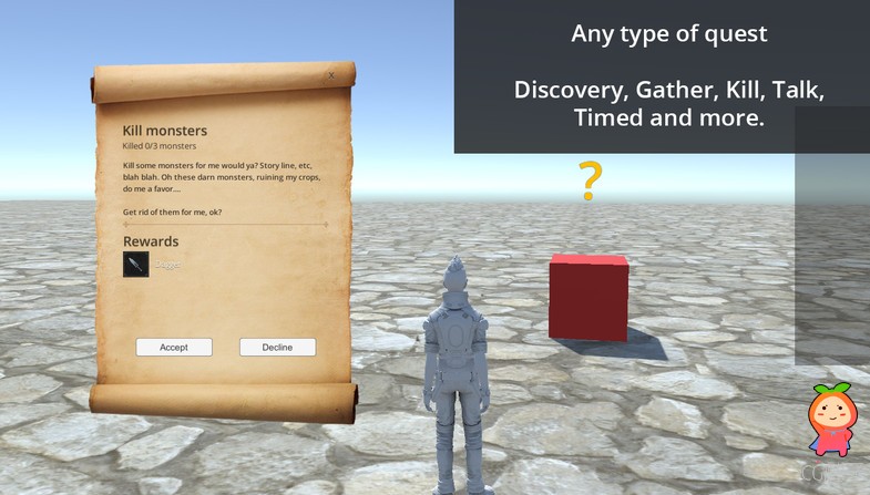 Quest System Pro 1.0.2 unity3d asset Unity3d官网 Unity3d shader下载