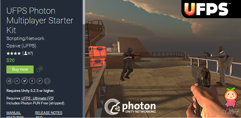 UFPS Photon Multiplayer Starter Kit 1.0.1 unity3d asset Unity3d官网，Unity插件论坛