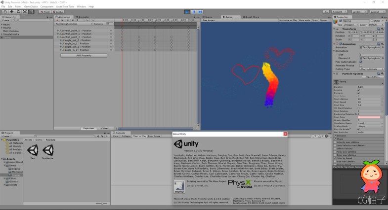 Animated Bezier Flow of Particles 2.0 unity3d asset Unity3d编辑器下载，Unity3d官网