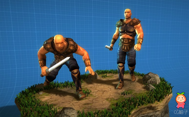 Ancient Warrior 1.1 unity3d asset U3D模型下载 Unity3d官网