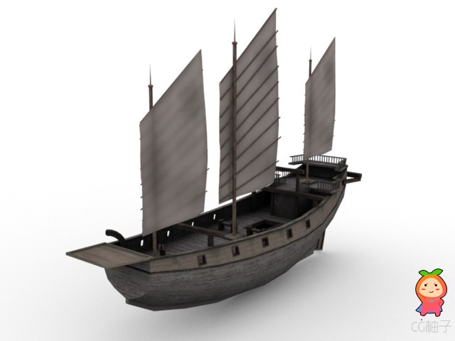 Asian Ship 1.0 unity3d asset U3D插件资源 Unitypackage下载