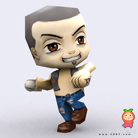 Chibi People Males 1.0 unity3d asset Unity3d官网 Unitypackage插件