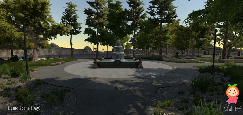 City Park Exterior Props 1.0 unity3d asset Unity3d官网 ios开发