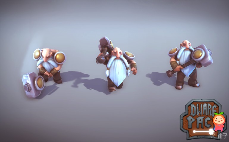  Dwarf Pack 1.0 unity3d asset U3D模型 Unitypackage插件下载