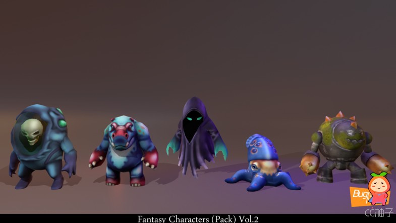 Fantasy Characters (Pack) Vol.2 1.0 unity3d asset Unitypackage插件 ios开发