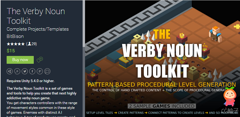 The Verby Noun Toolkit 1.3 2016-10-27 unity3d asset Unity3d论坛 ios开发