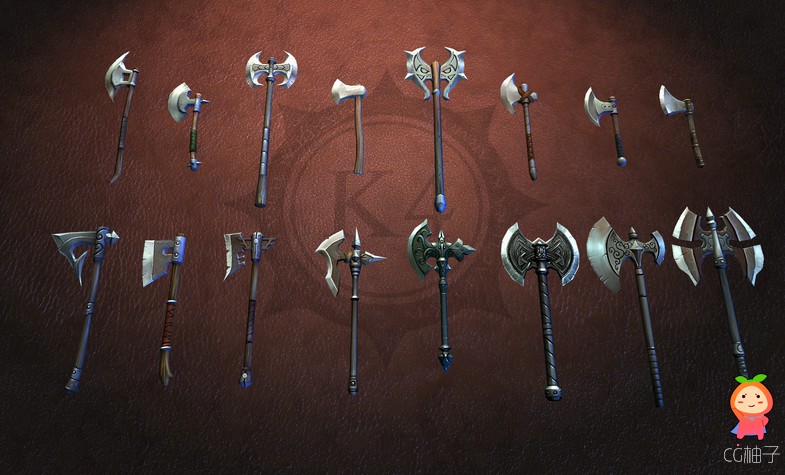 Fantasy Armory Weapons Pack 1.2 unity3d asset Unity插件下载 Unity3d教程