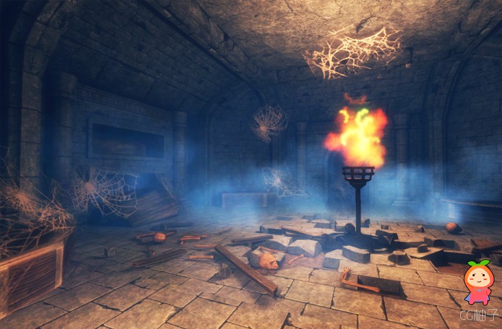 Gothic Dungeon Pack 1.5 unity3d asset unity3d教程 unity3d模型下载