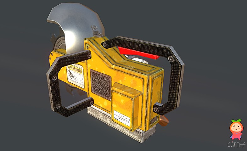 Low Poly Chainsaw 1 unity3d asset Unity3d插件下载 Unitypackage下载