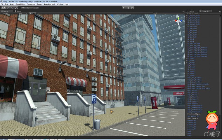 Modern City 2 1.3 unity3d asset U3D模型下载 Unity3d官网