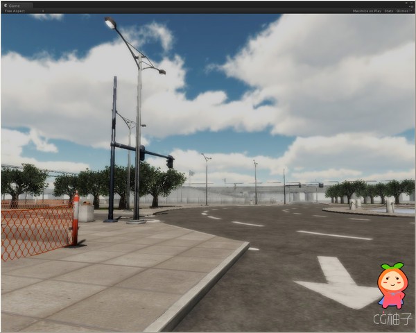 Modular City Street Pack .94 unity3d asset unity3d教程 U3D模型下载