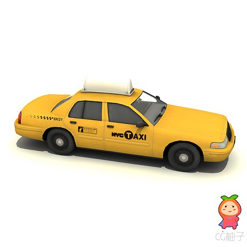 New York Taxi Car 1 unity3d asset unitypackage插件 unity3d论坛