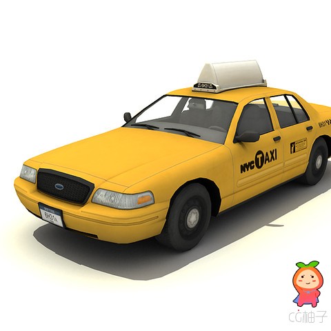 New York Taxi Car 1 unity3d asset unitypackage插件 unity3d论坛