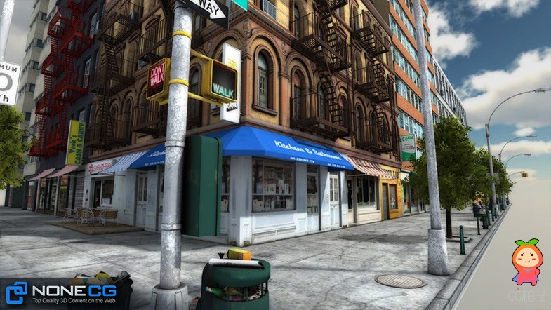 NYC Block #5 1.05 unity3d asset U3D插件模型 Unity3d论坛资源