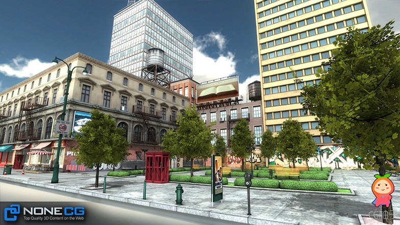 NYC Block #8 1.0 unity3d asset Unity教程 Unity3d插件官网资源