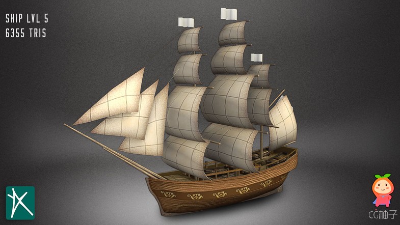 Low Poly Sailing Ships 1.0 unity3d asset Unity3d官网 unity论坛