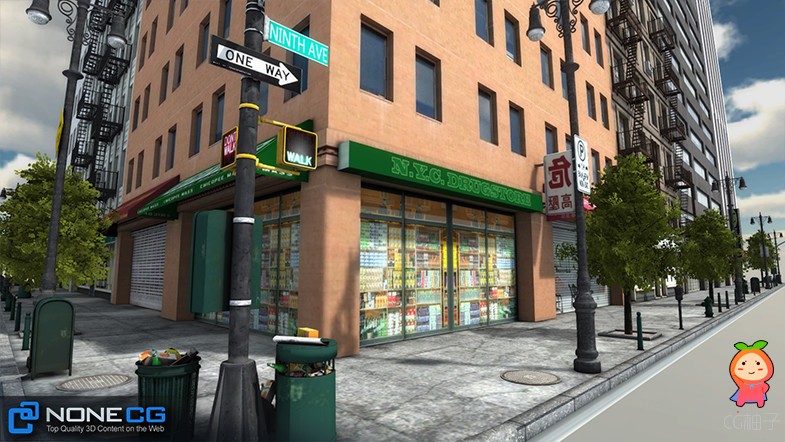 NYC Block #1 1.0 unity3d asset Unitypackage插件资源 unity编辑器下载