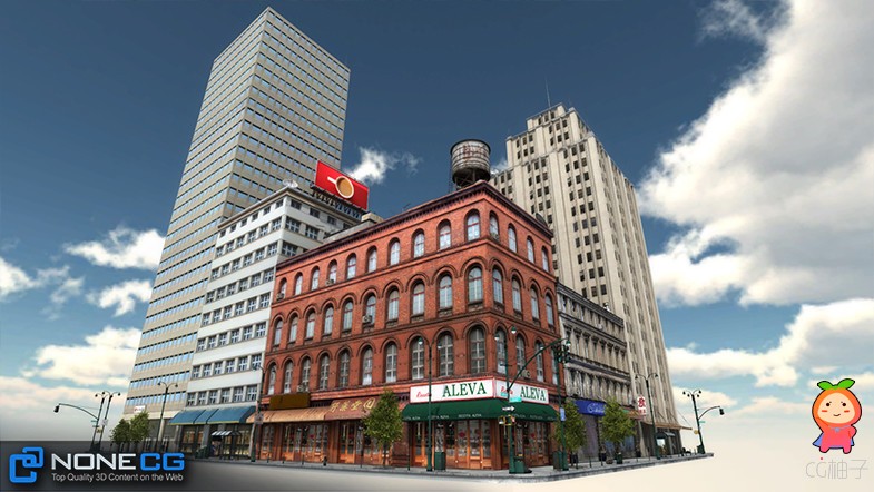 NYC Block #4 1.01 unity3d asset Unity插件下载 U3D模型 ios开发