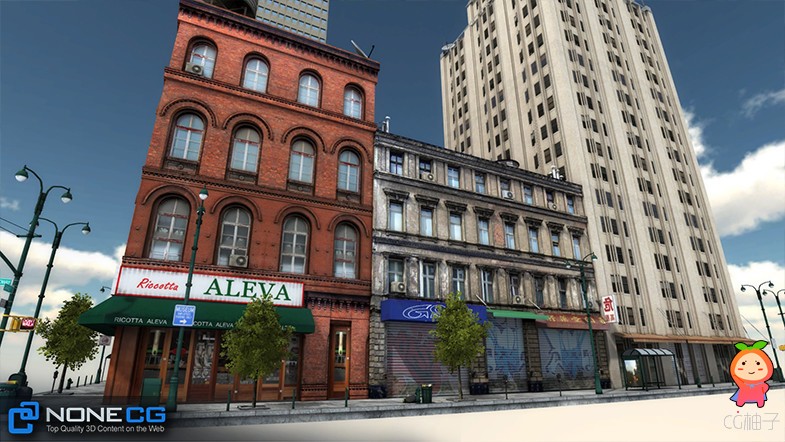 NYC Block #4 1.01 unity3d asset Unity插件下载 U3D模型 ios开发