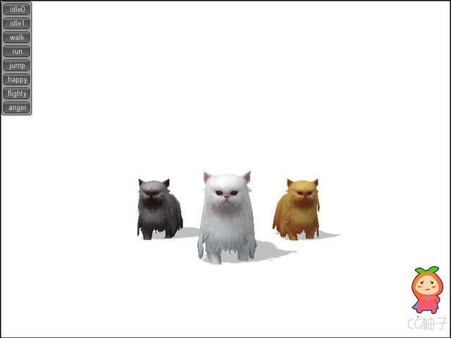 Pet Cat 1 0.1 unity3d asset U3D模型下载 Unity3d shader下载