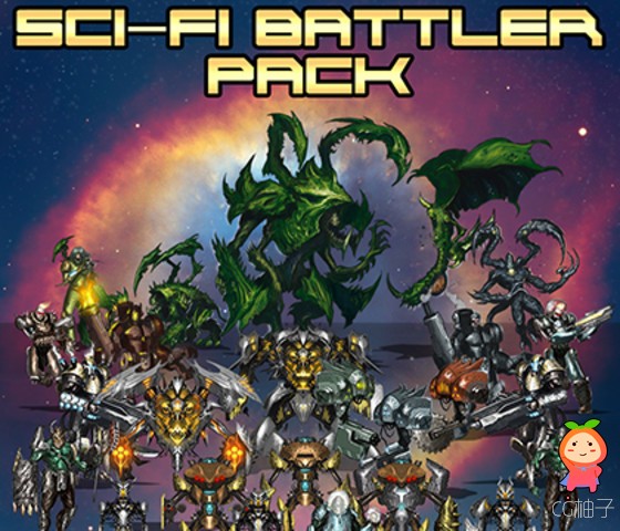 Sci-Fi Battler Pack 1.0 unity3d asset unity3d插件下载 unity编辑器