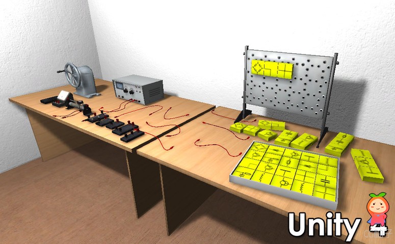 Physics Lab Props 1.0 unity3d asset U3D模型下载 Unity3d官网