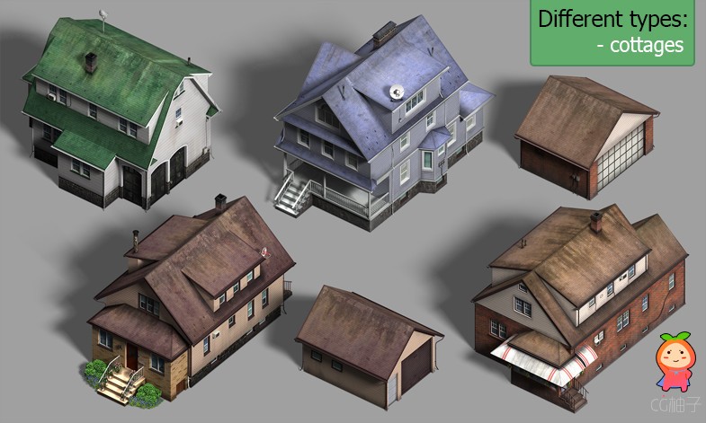 Realistic City Buildings 1.0 unity3d asset Unity3d官网 U3D插件下载