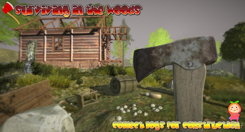 vSurviving in the woods(Complete Version) 1.0 unity3d asset U3D插件 Unity3d官网