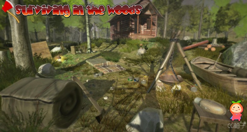 Surviving in the woods(Complete Version) 1.0 unity3d asset U3D插件 Unity3d官网