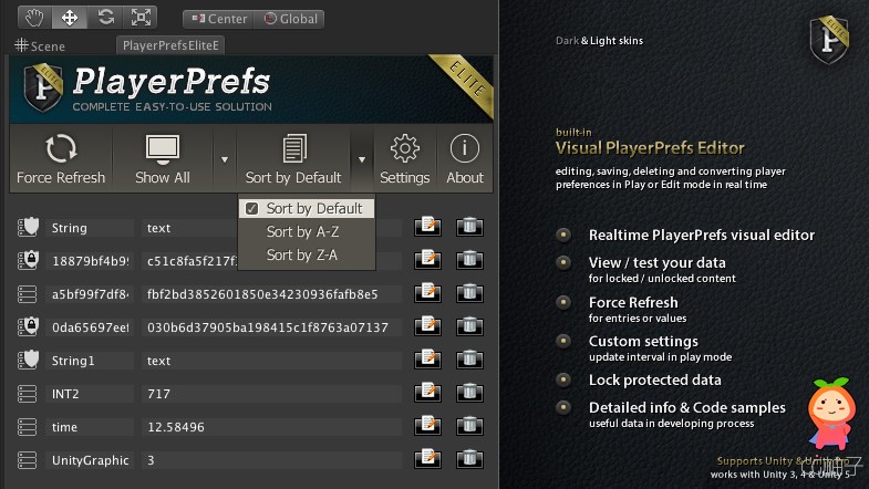 PlayerPrefs Elite 1.4.2 unity3d asset U3D模型资源 Unity插件论坛