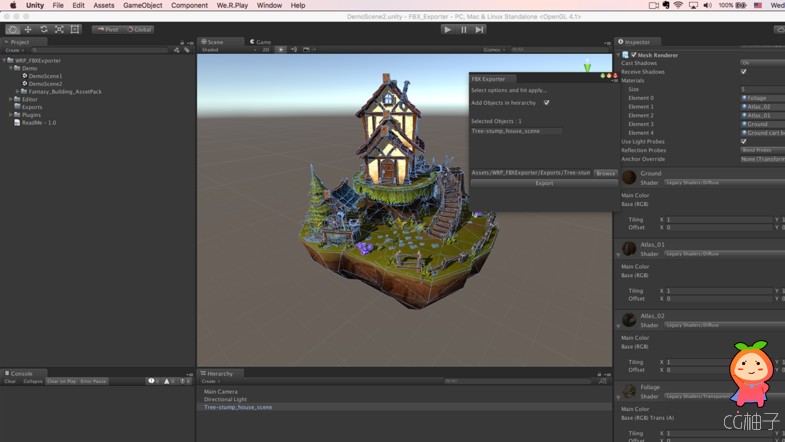 WRP FBX Exporter 1.0.1 unity3d asset Unity插件资源 Unity3d编辑器下载