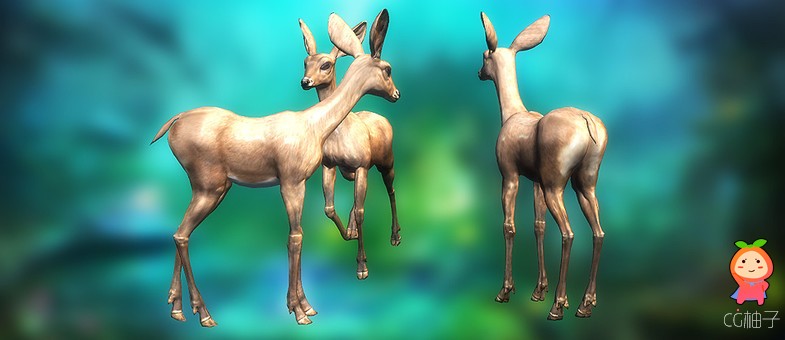 Fawn 1 unity3d asset Unitypackage插件模型 Unity3d教程