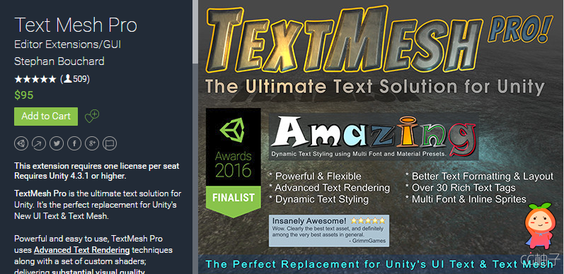 TextMesh Pro - Release 1.0.55.52 Beta 3 unity3d asset Unity3d编辑器，unity插件资源
