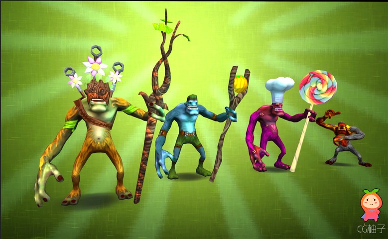 Shaman - Troll With Equipment 1.0 unity3d asset Unity3d教程 unity3d论坛