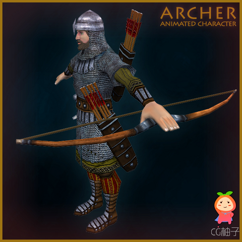 Animated Archer 2.0 unity3d asset Unitypackage插件 unity教程