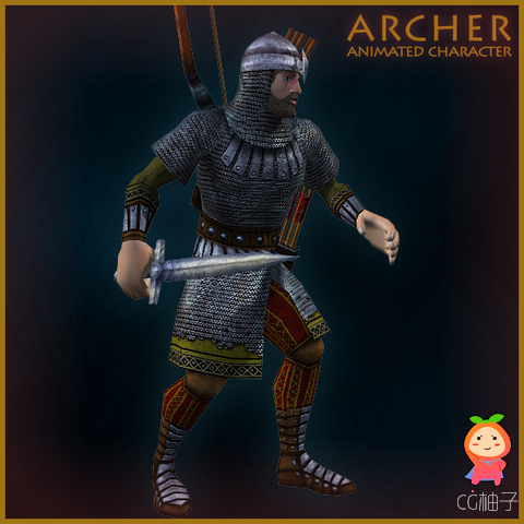 Animated Archer 2.0 unity3d asset Unitypackage插件 unity教程