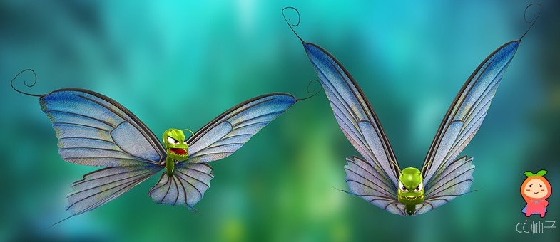 Toon Butterfly 1.0 unity3d asset Unity3d shader资源 ios开发