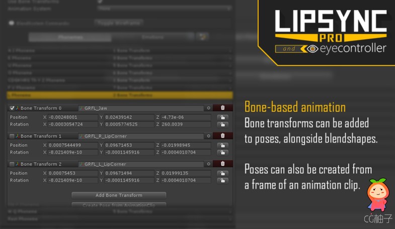 LipSync Pro 1.32 unity3d asset unity3d编辑器下载 Unitypackage插件