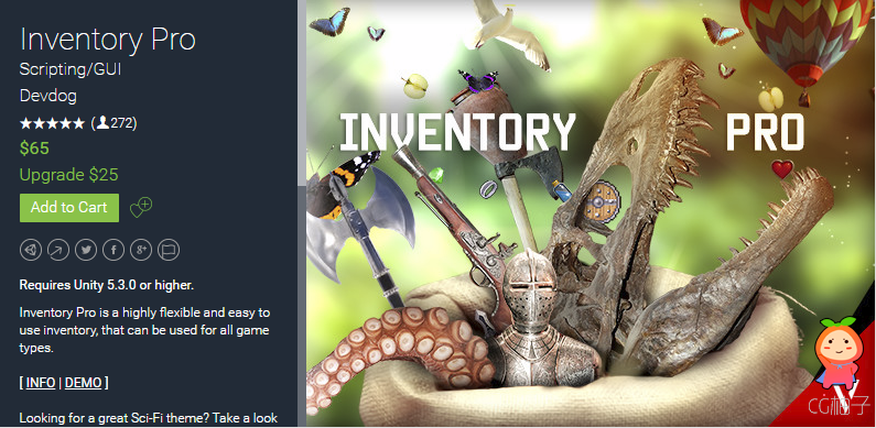 Inventory Pro 2.5.5 unity3d asset unitypackage插件官网 ios开发