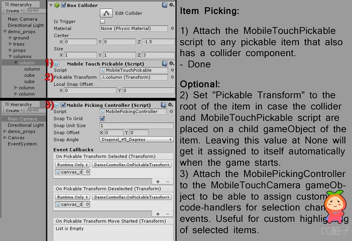 Mobile Touch Camera 1.9 unity3d asset unity3d教程 Unity插件