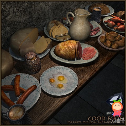 Good Food 1.0 unity3d asset U3D插件模型 unity插件论坛