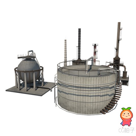 Oil Refinery 13 1.0 unity3d asset Unity3d官网 unitypackage插件