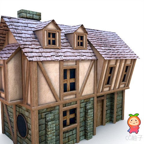 Medieval Building 29 Pumpkin Cottage 1.0 unity3d asset Unity3d插件下载，unitypackage插件。