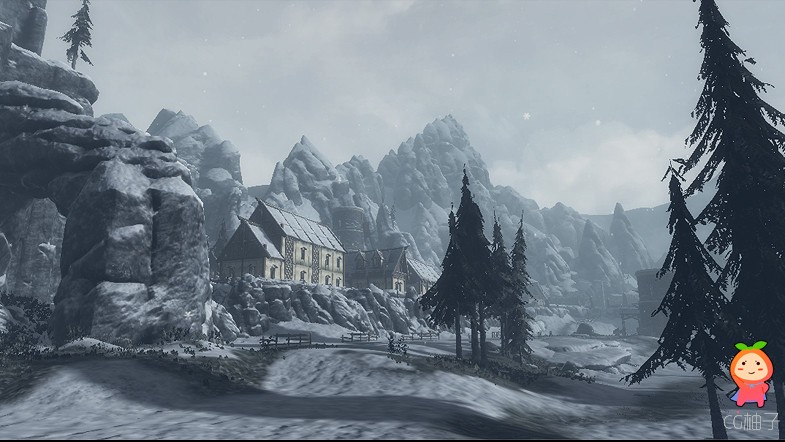 Arctic Castle 1.1 unity3d asset unitypackage插件 unity3d shader下载