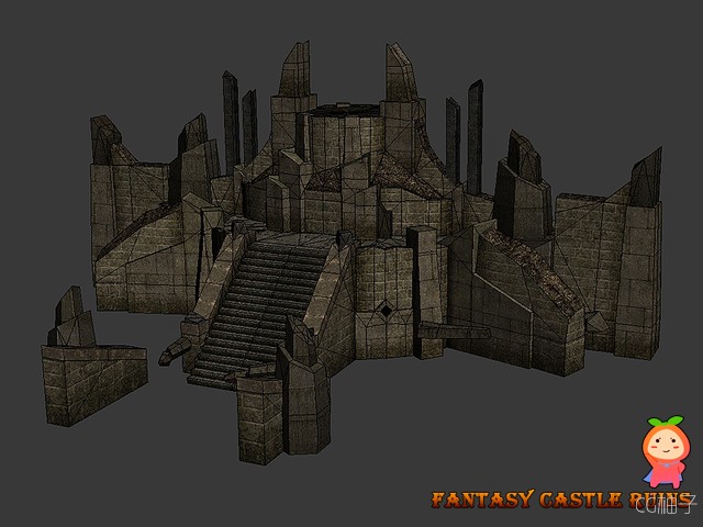Fantasy Castle Ruins 1.1 unity3d asset Unity3d插件 unity编辑器