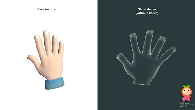 VR Cartoon Hand 1.3 unity3d asset Unity3d模型 U3D插件论坛