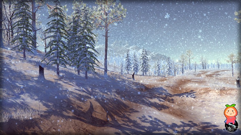 Winter Nature 1.0 unity3d asset Unity3d插件模型 unity3d插件