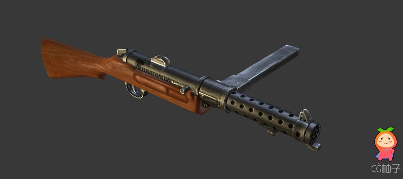 Machine gun (WWII SMG) 1.0 unity3d asset unity教程 unity编辑器